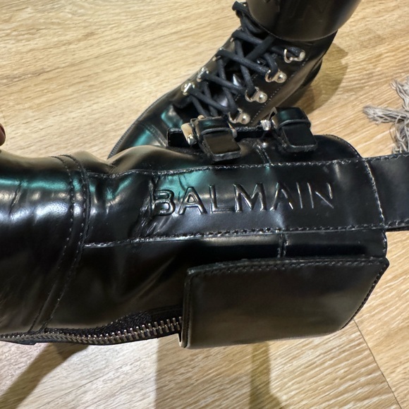 balmain : detachable strap boots - Picture 6 of 12